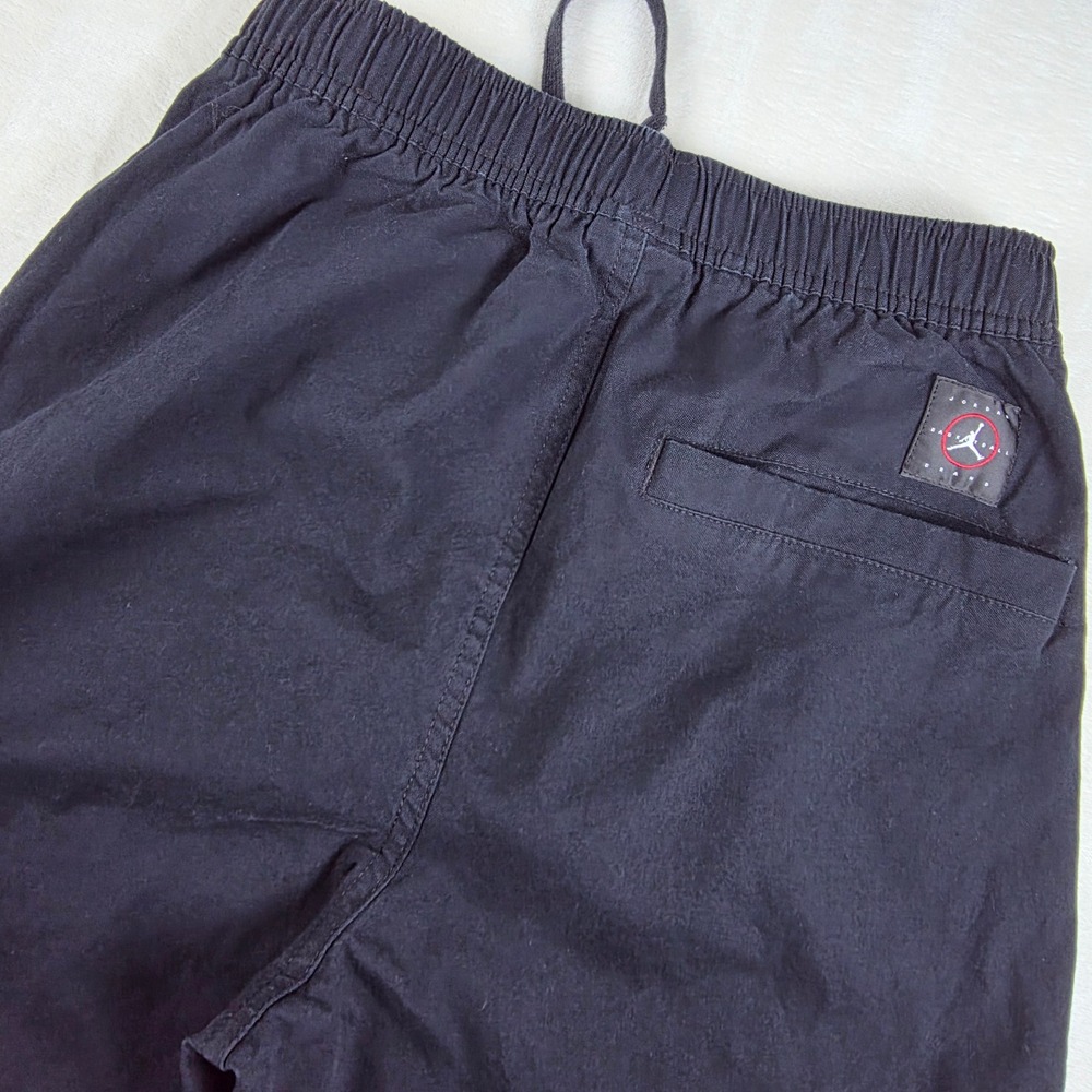 Jordan Woven Pants Mens XS Black Jumpman Elastic Waist Stretch Gorpcore Techwear